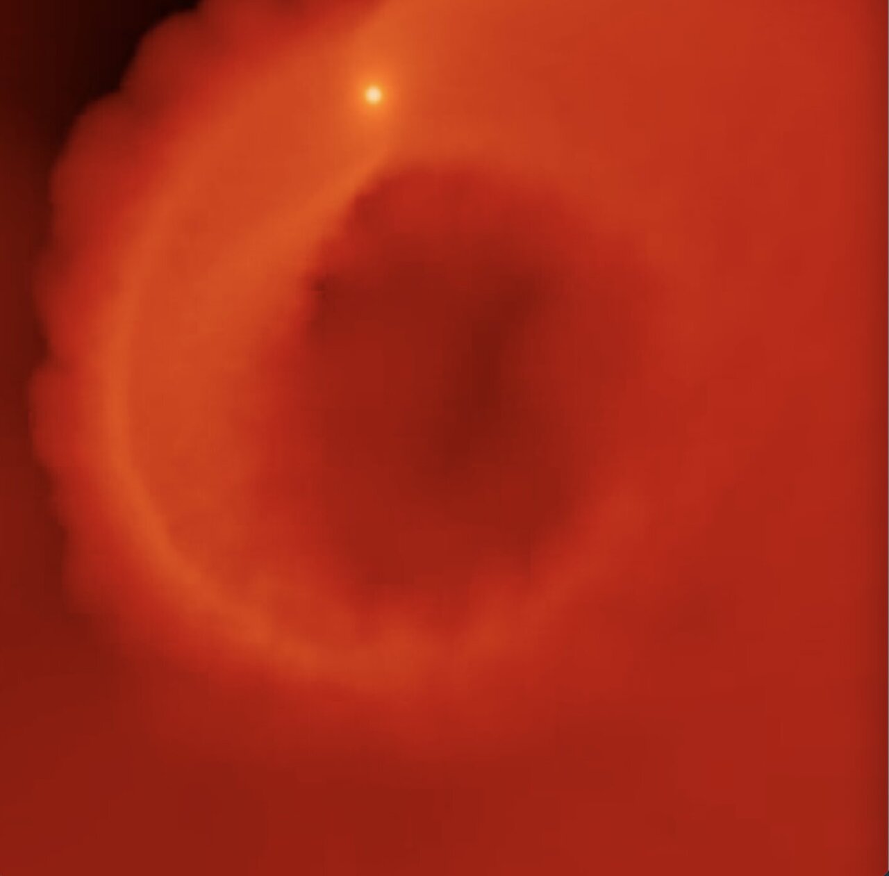 Scientists discover massive planet burning up in protostar
